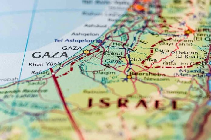 1534891646 featured image Map showing Gaza and surrounding region.