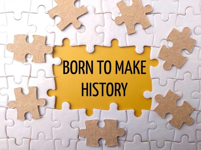 shutterstock_2123519288.jpg featured image Puzzle pieces saying Born to Make History