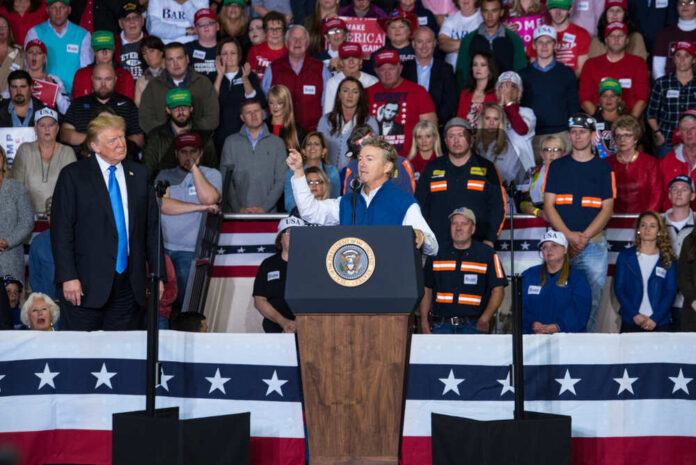 shutterstock_1222224628.jpg featured image US Senator Rand Paul and President Donald Trump