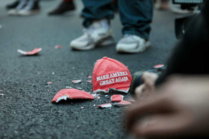 Shattered Make America Great Again hat