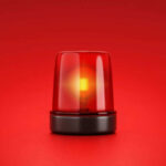 Crown Jewels STOLEN From World’s Most Famous Museum Red emergency light on red background
