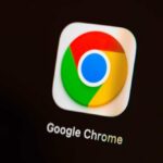 Google Chrome logo displayed on a screen