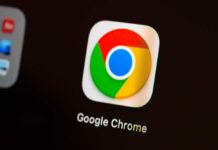 Google Chrome logo displayed on a screen