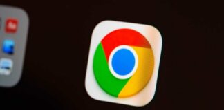 Google Chrome logo displayed on a screen