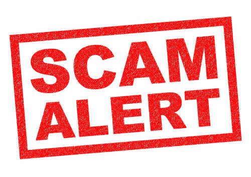 shutterstock_290922791.jpg Red stamp with the words SCAM ALERT in bold letters