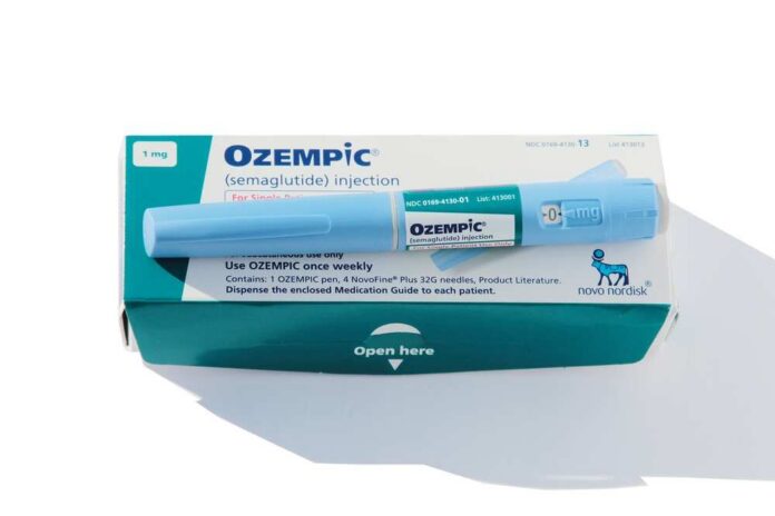 Ozempic injection pen and packaging for diabetes treatment