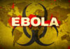 Ebola OUTBREAK Grows: Cross-Border Chaos Unfolds! Biohazard symbol over world map referencing Ebola