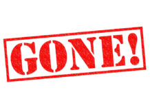 Historic Beer Brand Cut — The Cold Truth Red gone stamp with exclamation point