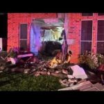 Woman dies after Tesla driver slams into home in Katy area