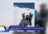 Falling rock strikes climber high on Mount Shasta above Avalanche Gulch