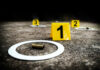 VIDEO: Deadly Bloodshed Shocks Seattle Crowd Crime scene with evidence markers and a bullet casing on the ground