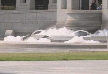 Woman Arrested For Vandalizing WWII Memorial