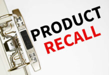 Surprise Recall: Pastrami, Corned Beef Flagged A binder clip holding a sheet of paper with the words 'PRODUCT RECALL' printed in bold letters