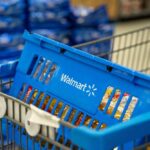 Blurred store aisle with RECALL stamp overlay.