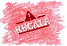 RECALL ALERT: 30,000 Pounds Vanish Past Inspectors Recall alert with an exclamation mark on a red background