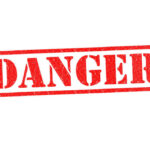 WARNING: Deadly Bacteria Found In THIS Meat Red danger stamp on white background