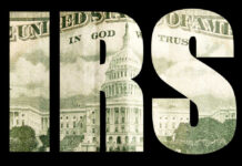 Watchdog Flags IRS Over THIS! IRS letters with US Capitol building inside.