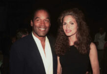 O. J. Simpson and Paula Barbieri posing together at an event
