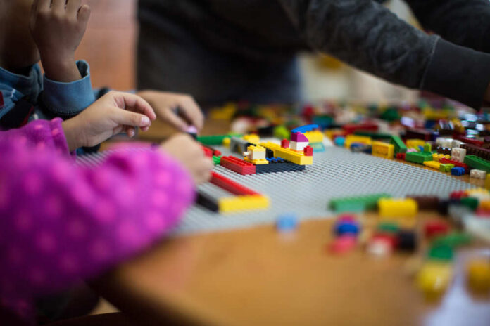 Playing,With,Blocks,At,Daycare